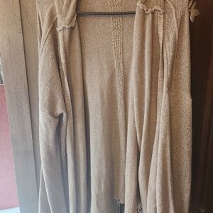 Buckle Tan Women's Cardigan